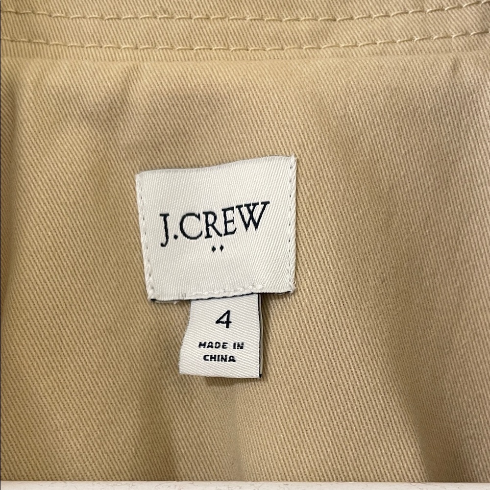J. Crew Classic Beige Trench Coat - Picture 2 of 6